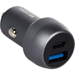 شارژر فندکی 2 پورت برند گرین لاین مدل GN100WPDQTCGY 100W